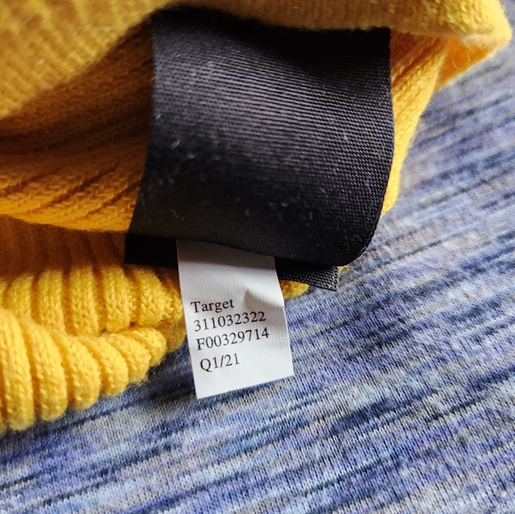 Who What Wear Golden Yellow Button-Up Ribbed Vest (Large) - Picture 8 of 8